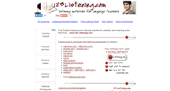 Desktop Screenshot of 123listening.com